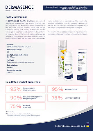 Klinisch onderzoek: RosaMin Emulsion (NL) Klinisch onderzoek: RosaMin Emulsion (NL)