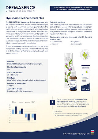 Clinical study: Hyalusome Retinol serum plus (EN) Clinical study: Hyalusome Retinol serum plus (EN)