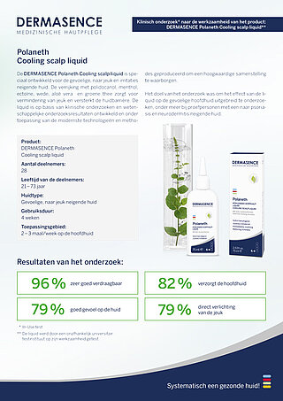 Klinisch onderzoek: Polaneth Cooling scalp liquid (NL) Klinisch onderzoek: Polaneth Cooling scalp liquid (NL)